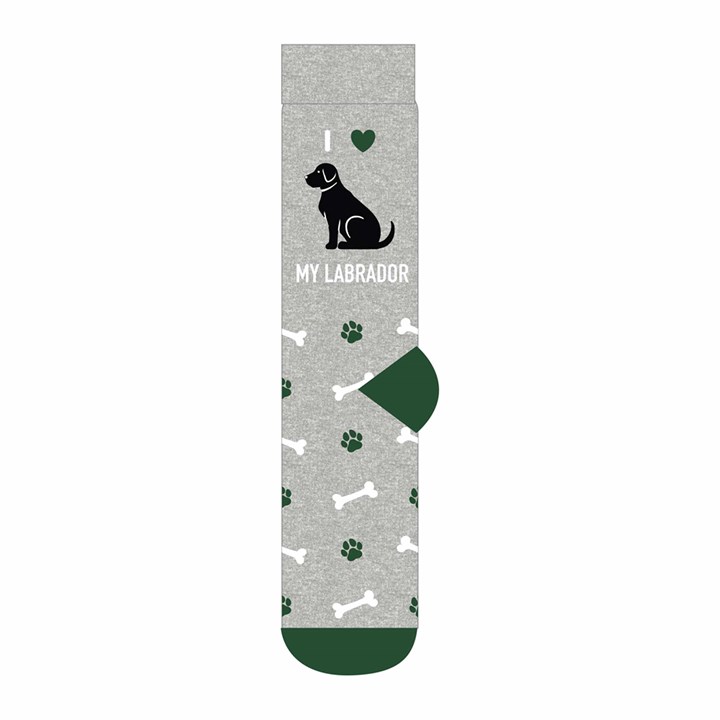 I Heart My Labrador Socks - Size 7 - 11
