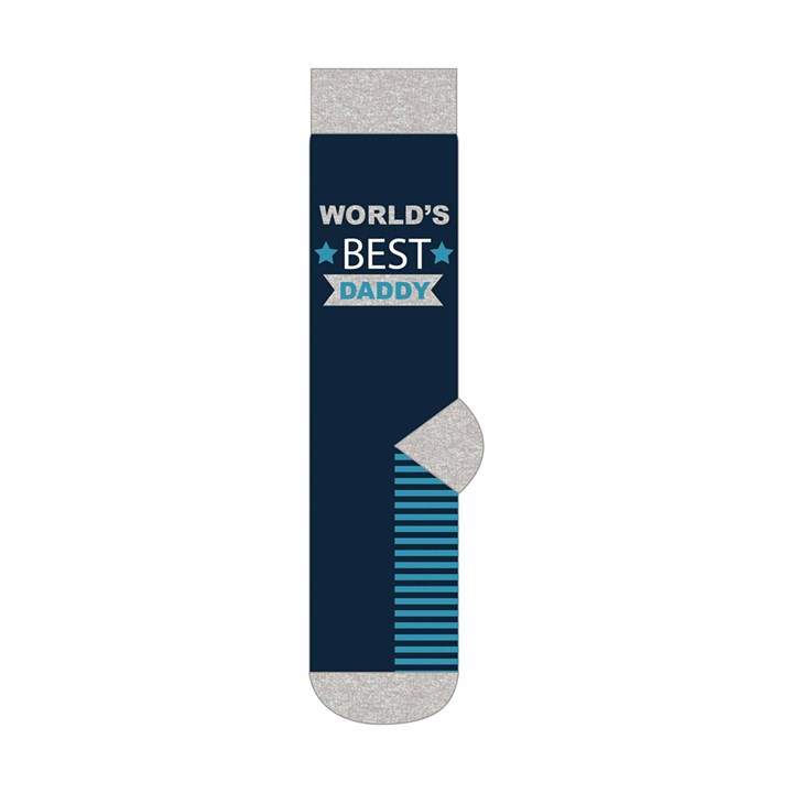 Worlds Best Daddy Socks - Size 7 - 11
