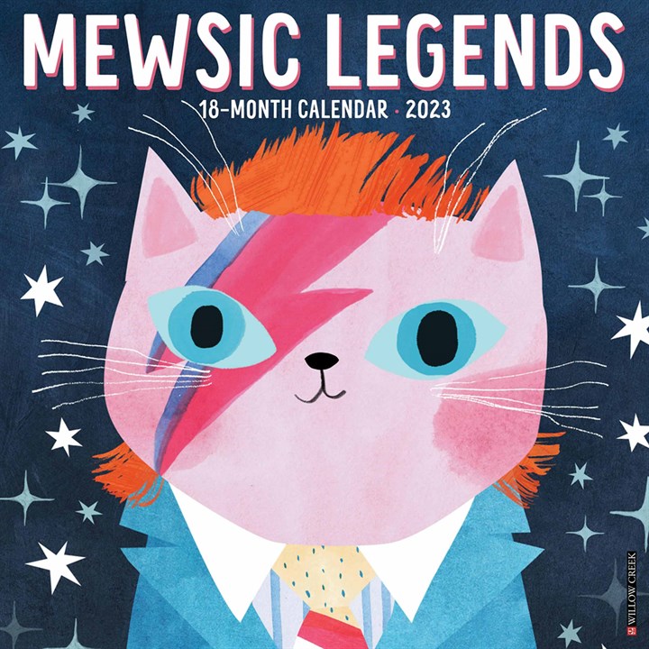 Mewsic Legends 2023 Calendars