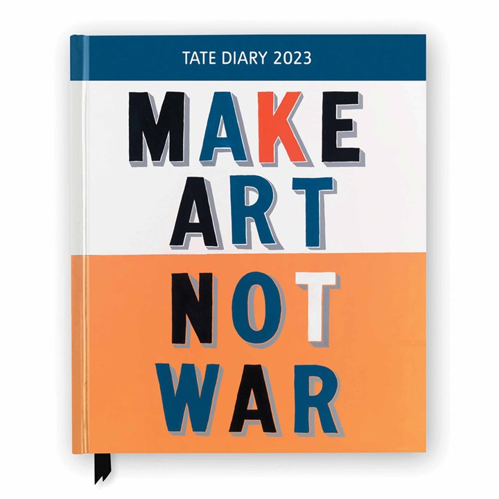 Tate, Make Art Not War A5 Diary 2023