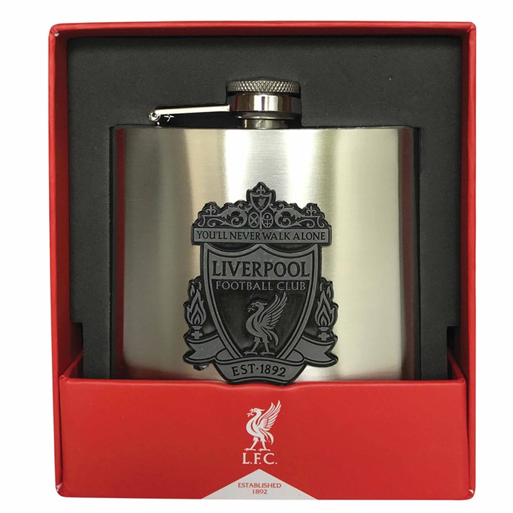 Liverpool FC Stainless Steel Hip Flask