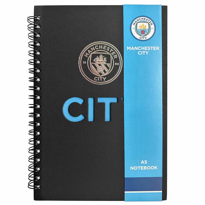 Manchester City FC A5 Spiral Notebook