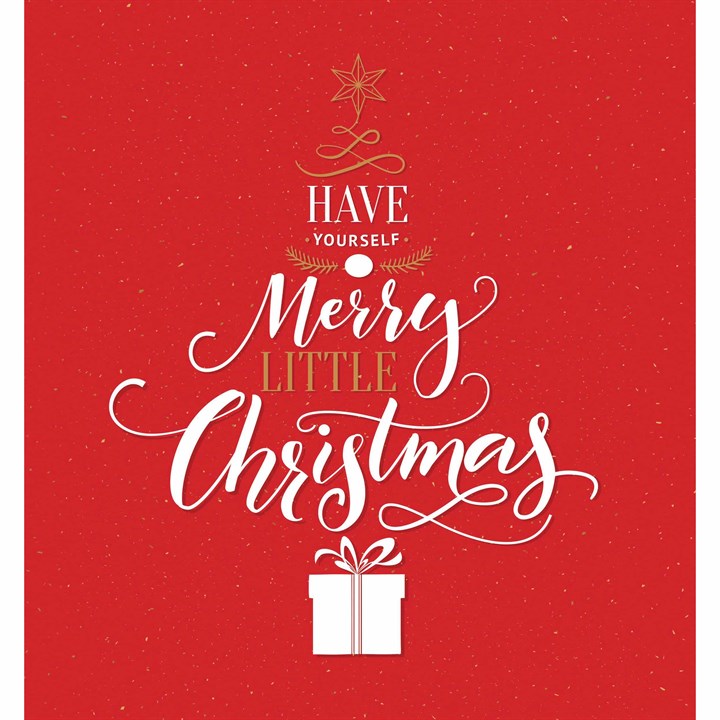 Merry Little Christmas Calendar Gift Wrap Mailer