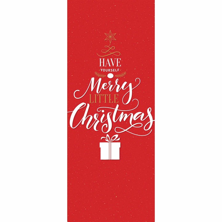 Merry Little Christmas Slim Calendar Gift Wrap Mailer