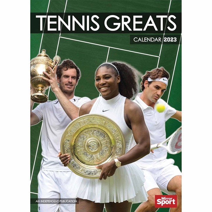 Tennis Greats A3 2023 Calendars