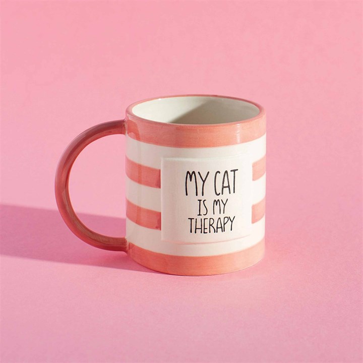 My Cat Is My Therapy Mug