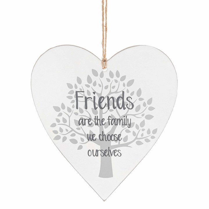 Tree of Life Friends Hanging Heart Sign