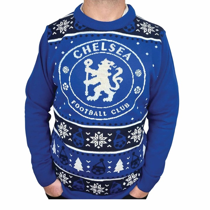 Chelsea FC Christmas Jumper Small