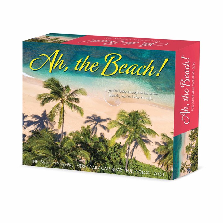 Ah, The Beach! Desk Calendar 2024