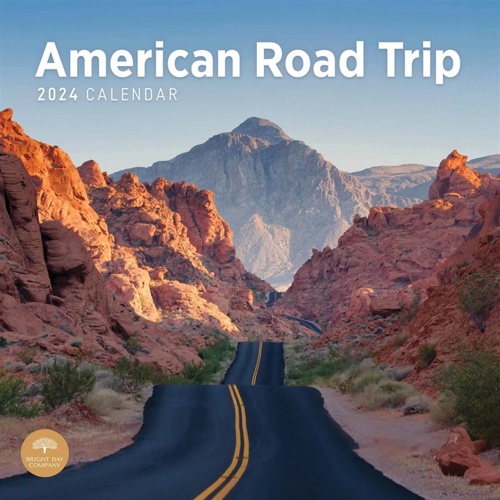 American Road Trip Calendar 2024