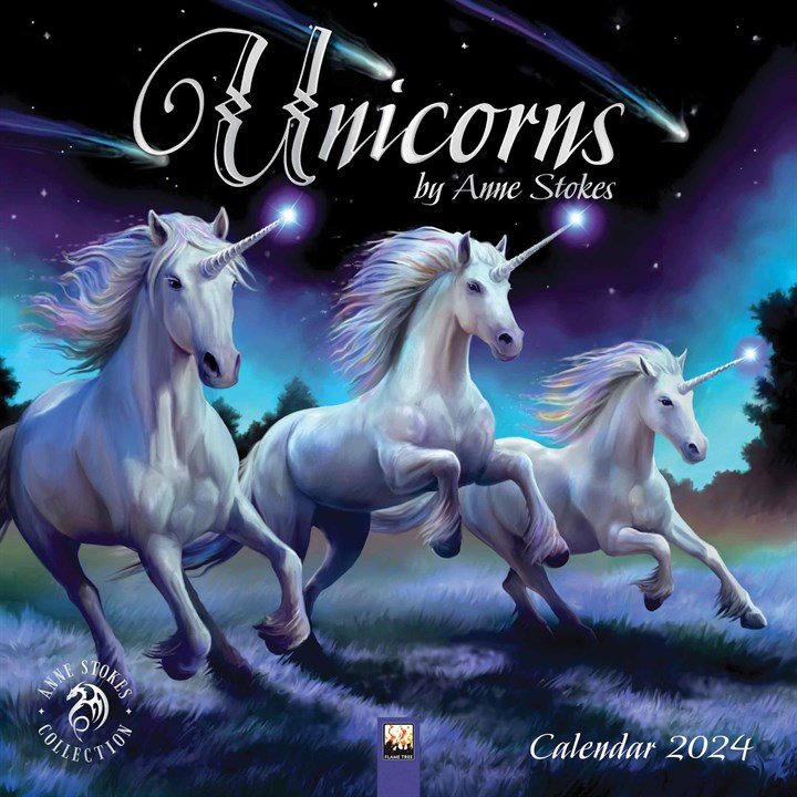 Anne Stokes, Unicorns Calendar 2024