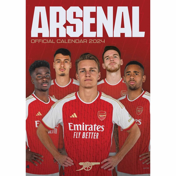 Arsenal FC A3 Calendar 2024