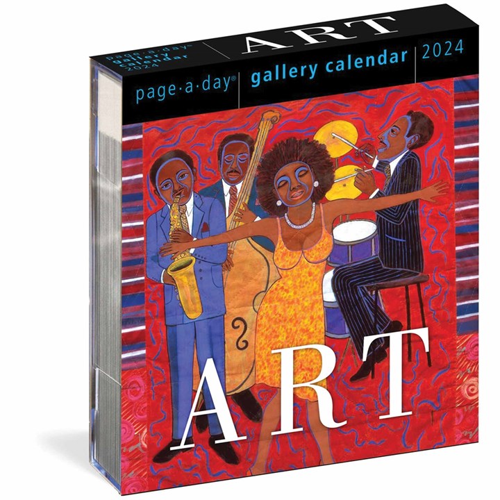 Art Gallery Desk Calendar 2024