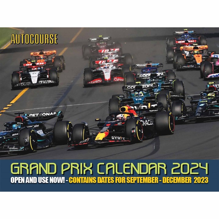 Autocourse A3 Calendar 2024