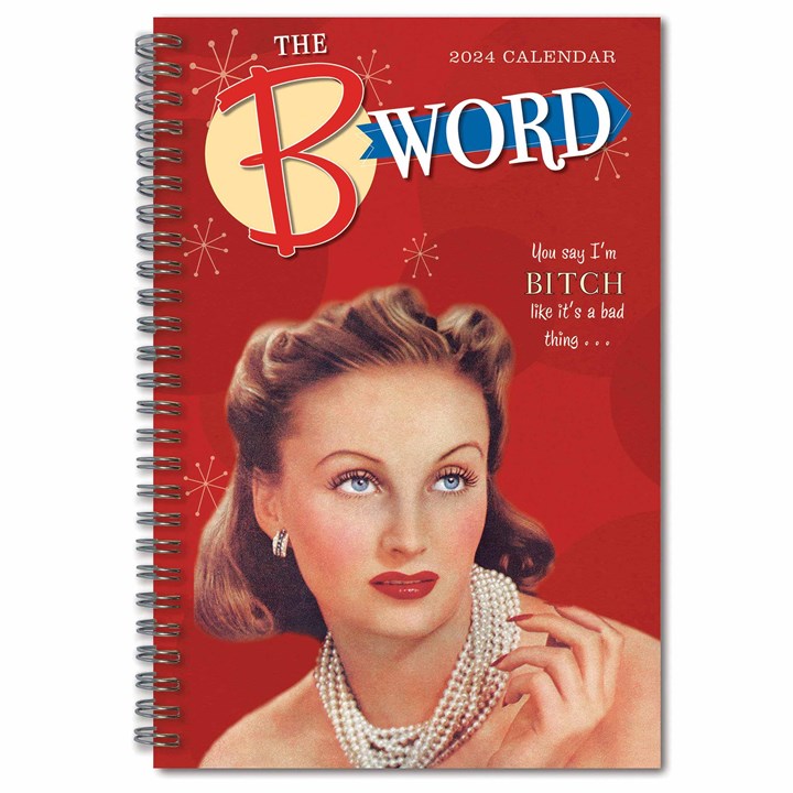 The B Word A5 Diary 2024