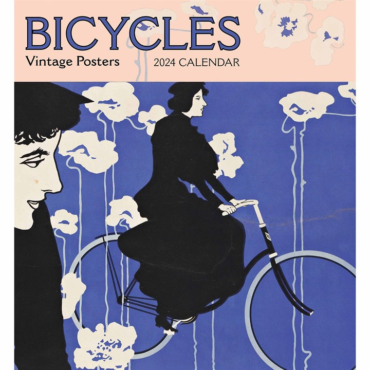 Bicycles, Vintage Posters Calendar 2024
