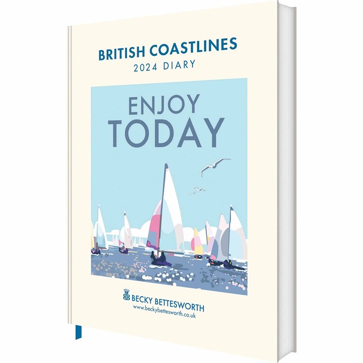 Becky Bettesworth, British Coastlines A5 Deluxe Diary 2024