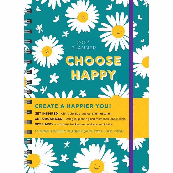 Choose Happy A5 Deluxe Diary 2023 - 2024