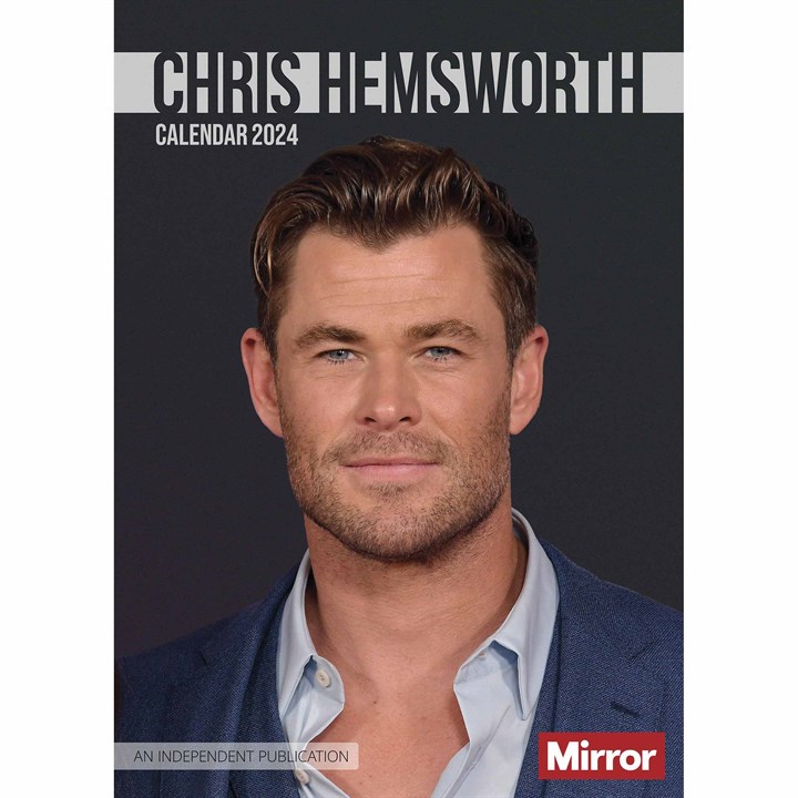 Chris Hemsworth A3 Calendar 2024
