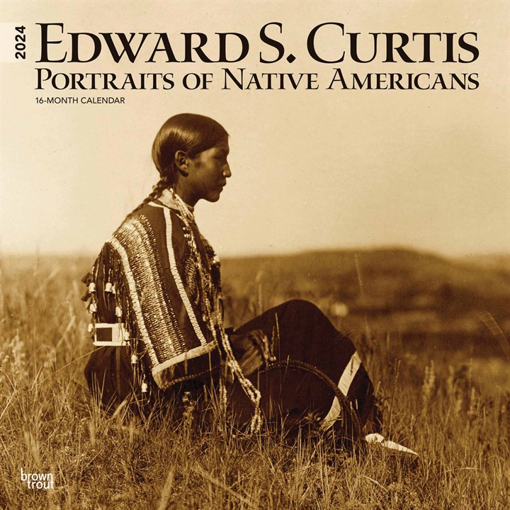 Edward S. Curtis, Portraits Of Native Americans Calendar 2024