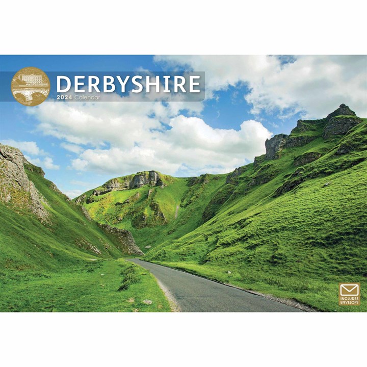 Derbyshire A4 Calendar 2024