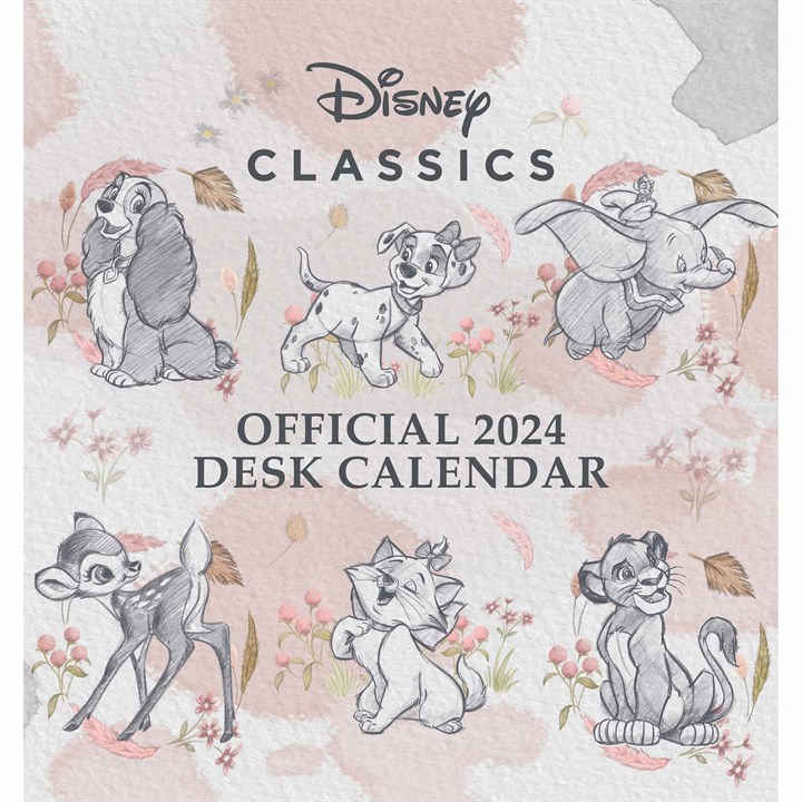 Disney Heritage Easel Desk Calendar 2024