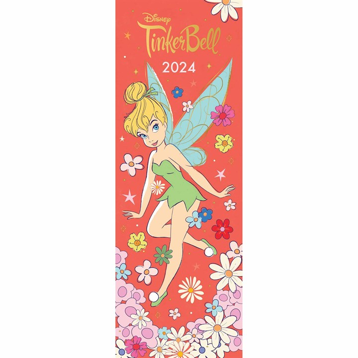 Disney, Tinker Bell Slim Calendar 2024
