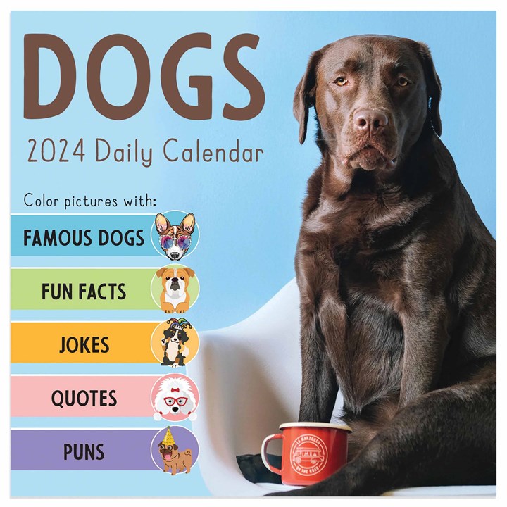 Dog A Day Desk Calendar 2024