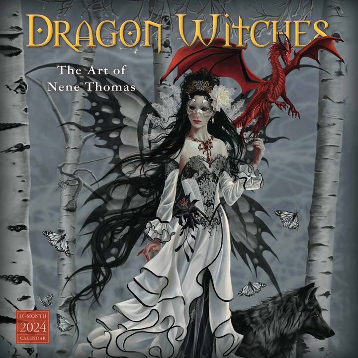 Dragon Witches, The Art Of Nene Thomas Calendar 2024