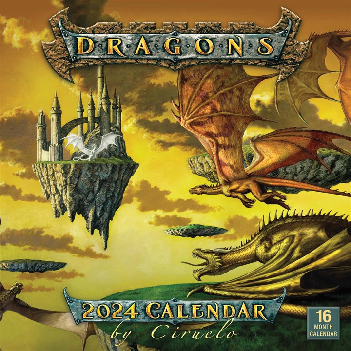 Dragons By Ciruelo Calendar 2024