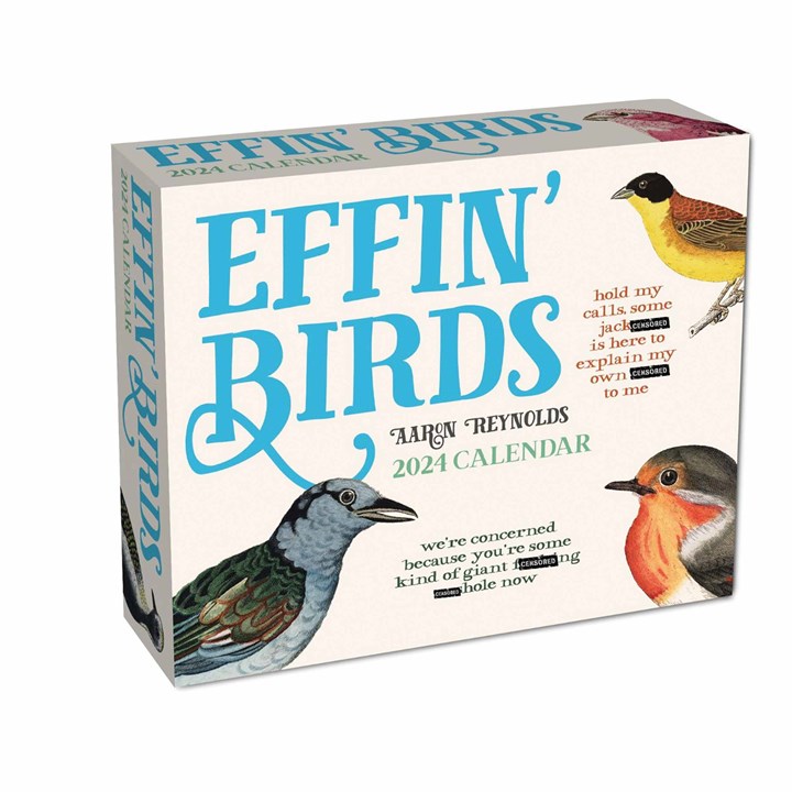 Effin' Birds Desk Calendar 2024