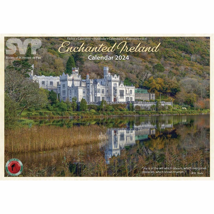 Enchanted Ireland A4 Calendar 2024