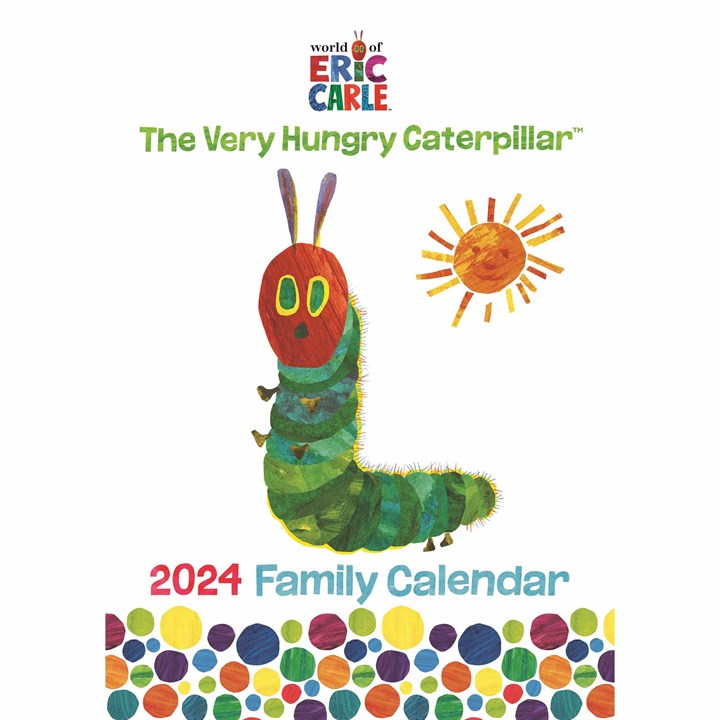 Eric Carle, The Very Hungry Caterpillar A3 Family Planner 2024