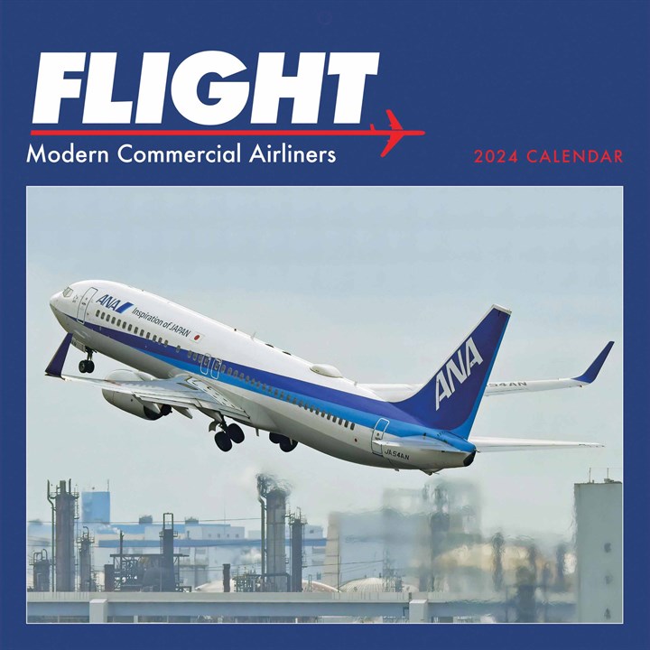 Flight, Modern Commercial Airliners Calendar 2024
