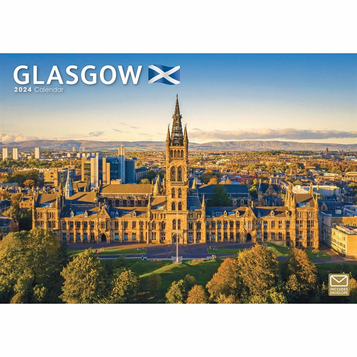 Glasgow A4 Calendar 2024