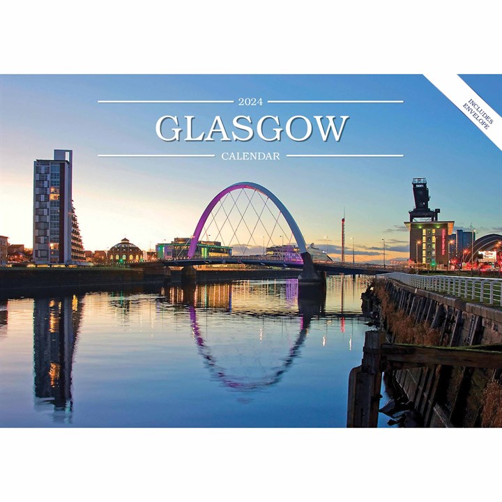Glasgow A5 Calendar 2024