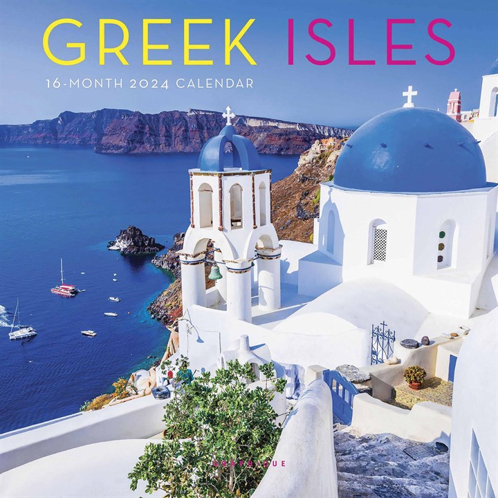 Greek Isles Mini Calendar 2024