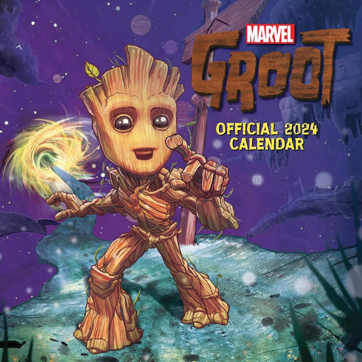 Disney Marvel, Guardians of the Galaxy,Groot Calendar 2024