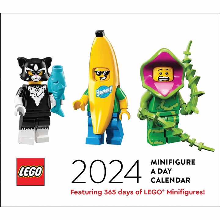 Lego Minifigure Desk Calendar 2024