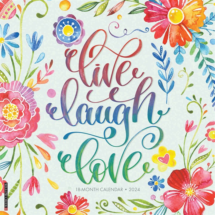 Live, Laugh, Love Calendar 2024