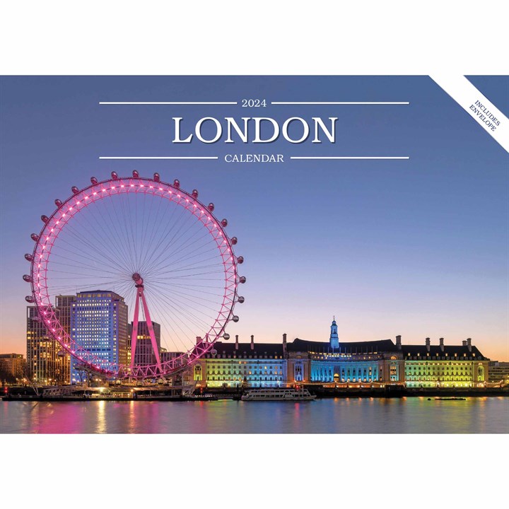 London A5 Calendar 2024