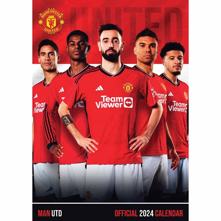 Manchester United FC A3 Calendar 2024