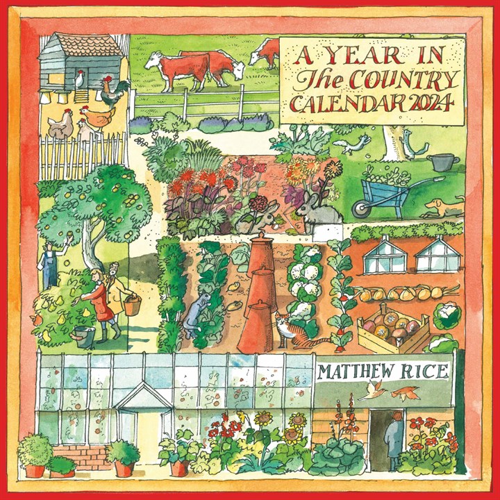 Matthew Rice, A Year In The Country Calendar 2024