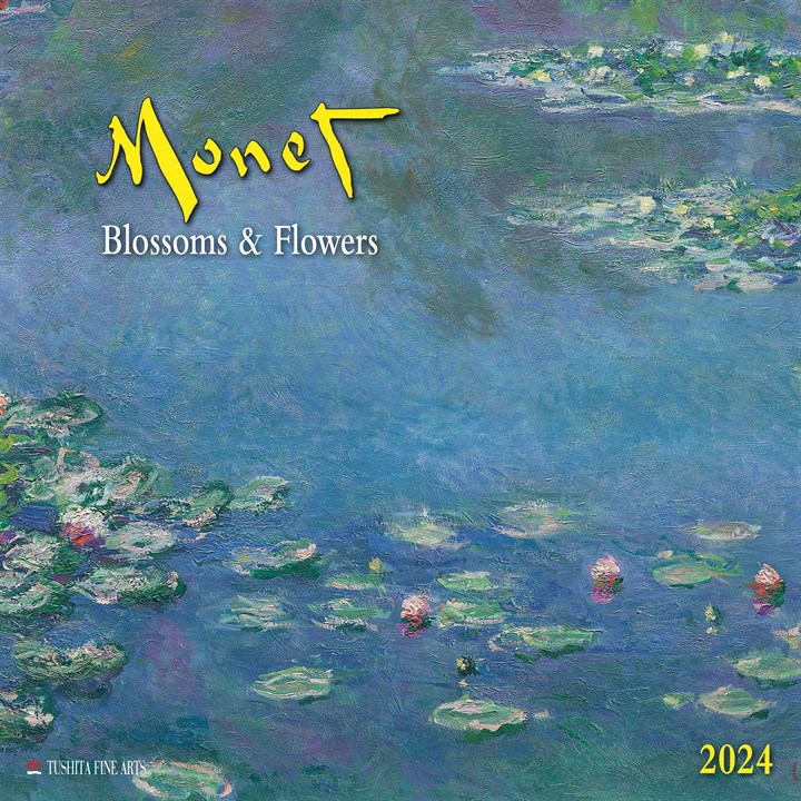 Claude Monet, Blossoms & Flowers Calendar 2024