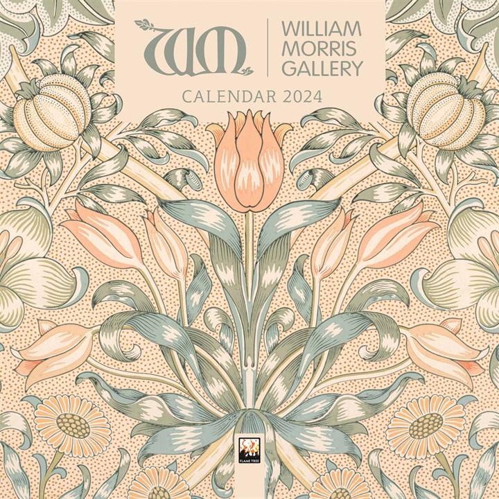William Morris Mini Calendar 2024