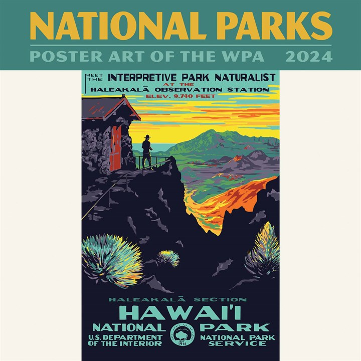 National Parks, Poster Art Of The WPA Mini Calendar 2024