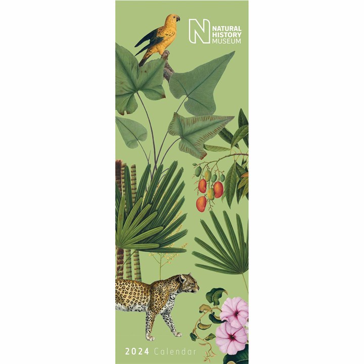 Natural History Museum, Botanical Slim Calendar 2024
