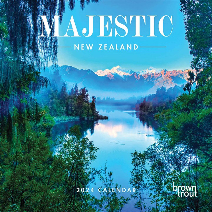 Majestic New Zealand Calendar 2024