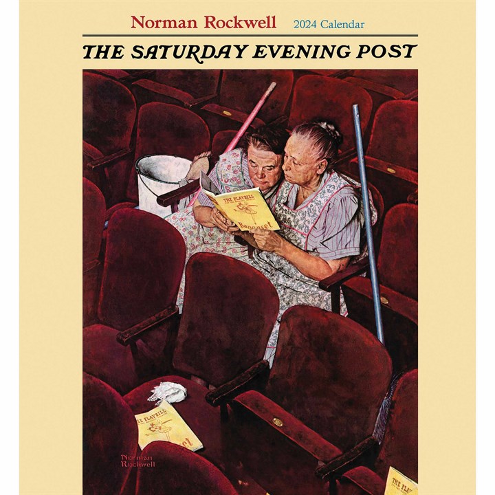 Norman Rockwell, The Saturday Evening Post Calendar 2024