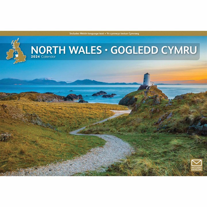 North Wales A4 Calendar 2024